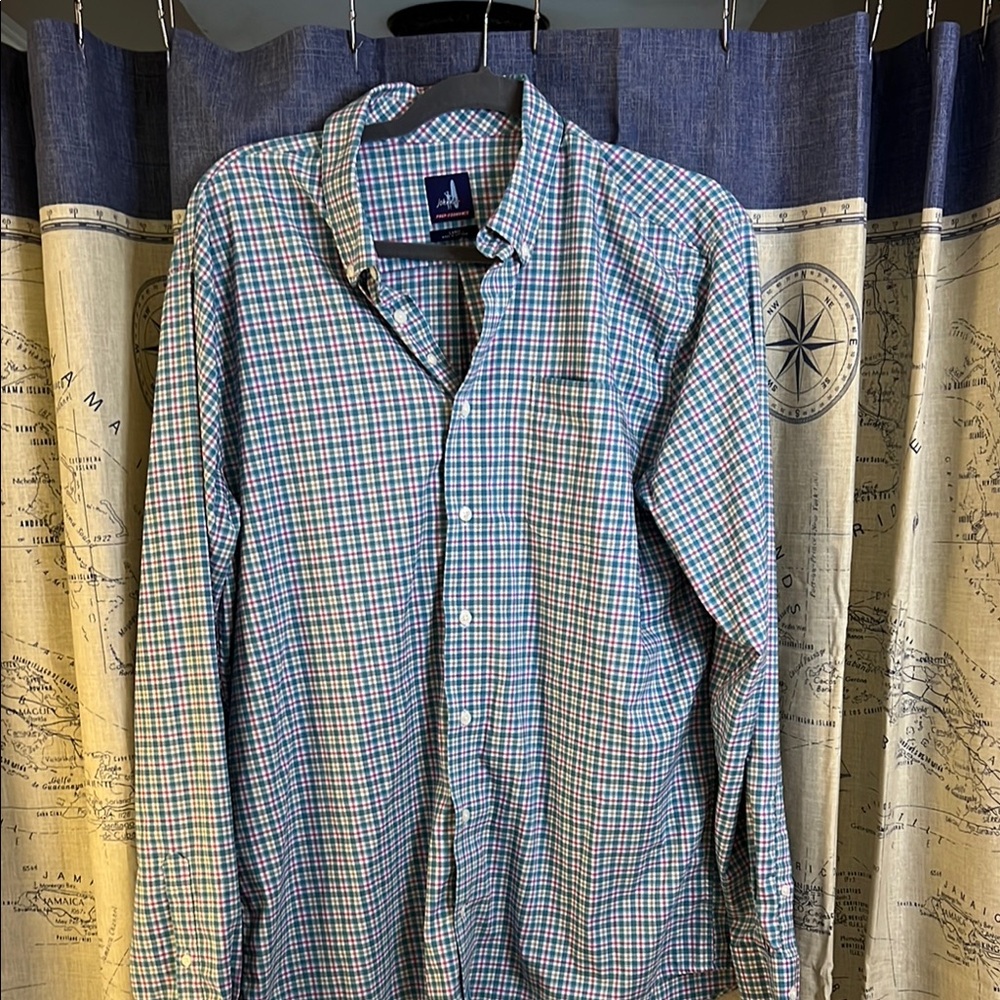 johnnie-O PREP-FORMANCE Blue, Green, pink light weight Casual Button Down Shirt